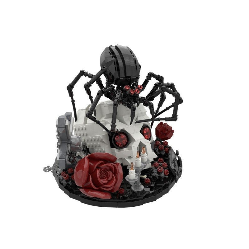 Gothic Flower Spider MOC Animal Model Building Kit | Fantasy Creature - 2