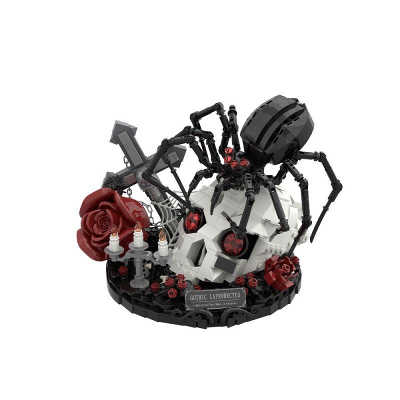 Gothic Flower Spider MOC Building Kit | LEGO-Compatible MOC - 1