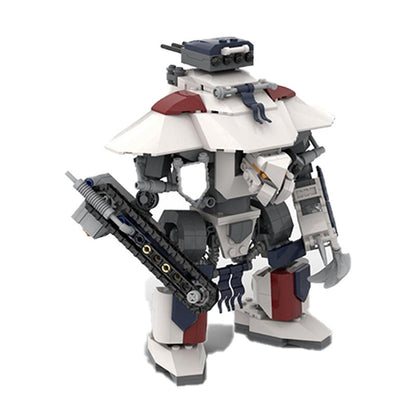 Gothic Heavy Combat Walker Building Kit | LEGO-Compatible Grimdark MOC - 1