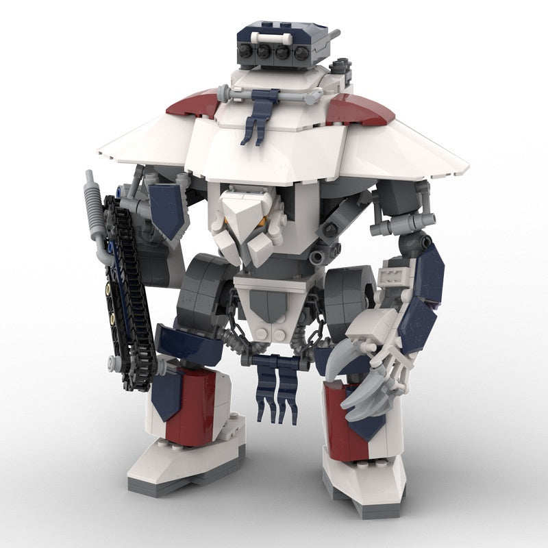 Gothic Heavy Combat Walker Building Kit | LEGO-Compatible Grimdark MOC - 8