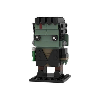 Gothic Lab Monster and Bride Bundle Horror BrickHeadz Building Kit | LEGO-Compatible MOC - 4