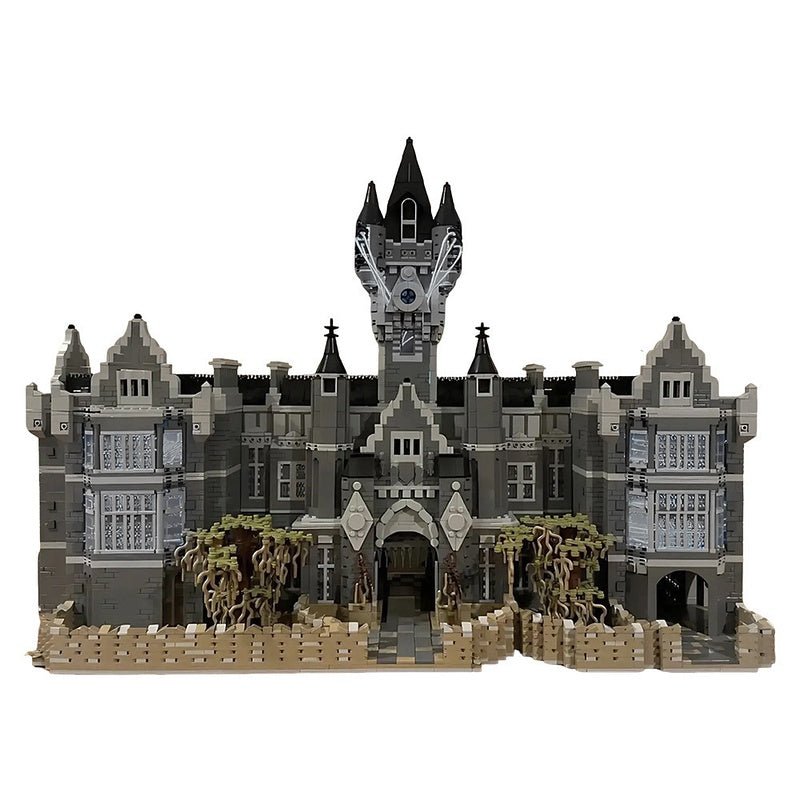 Gothic Laboratory Manor MOC Haunted Architecture Building Kit - 1