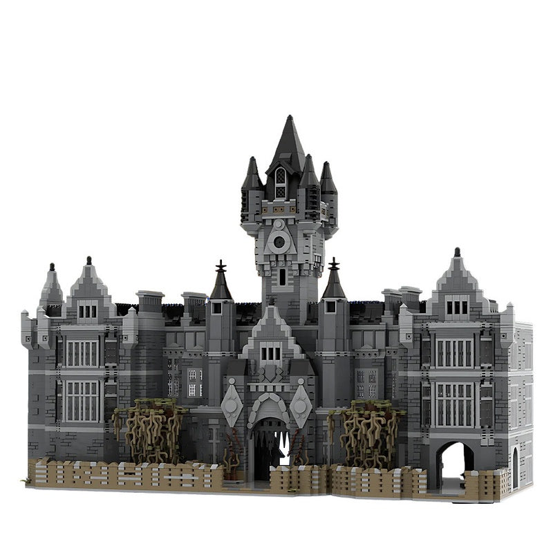 Gothic Laboratory Manor MOC Haunted Architecture Building Kit - 2