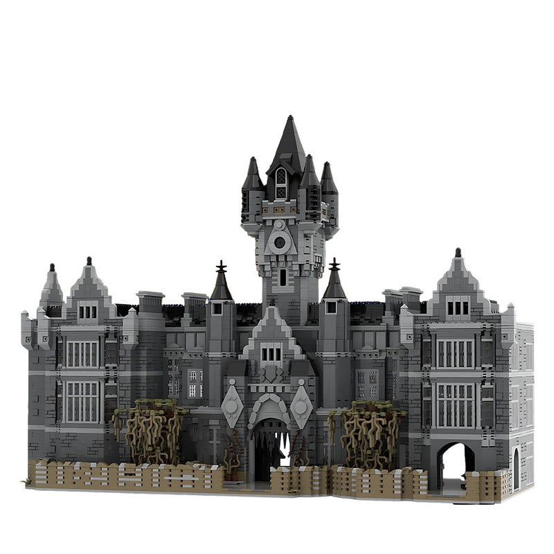 Gothic Laboratory Manor MOC Haunted Architecture Building Kit - 3