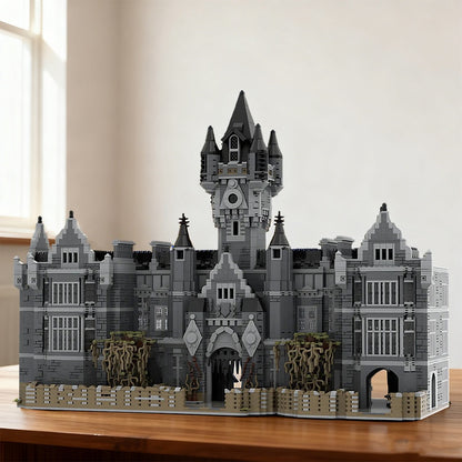 Gothic Laboratory Manor MOC Haunted Architecture Building Kit - 4