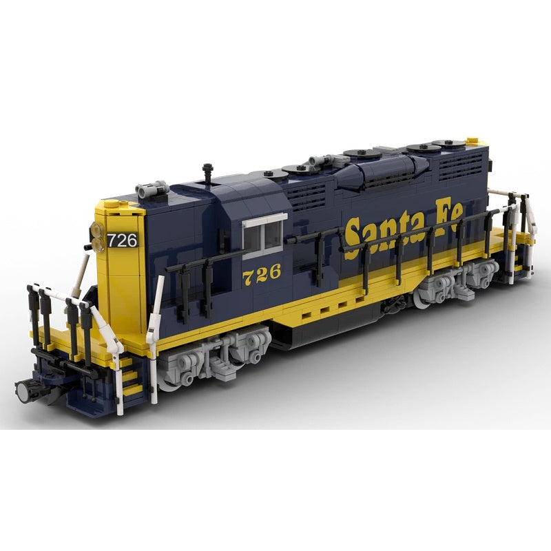 GP9 Classic Diesel Road Switcher Locomotive MOC Building Kit - 2