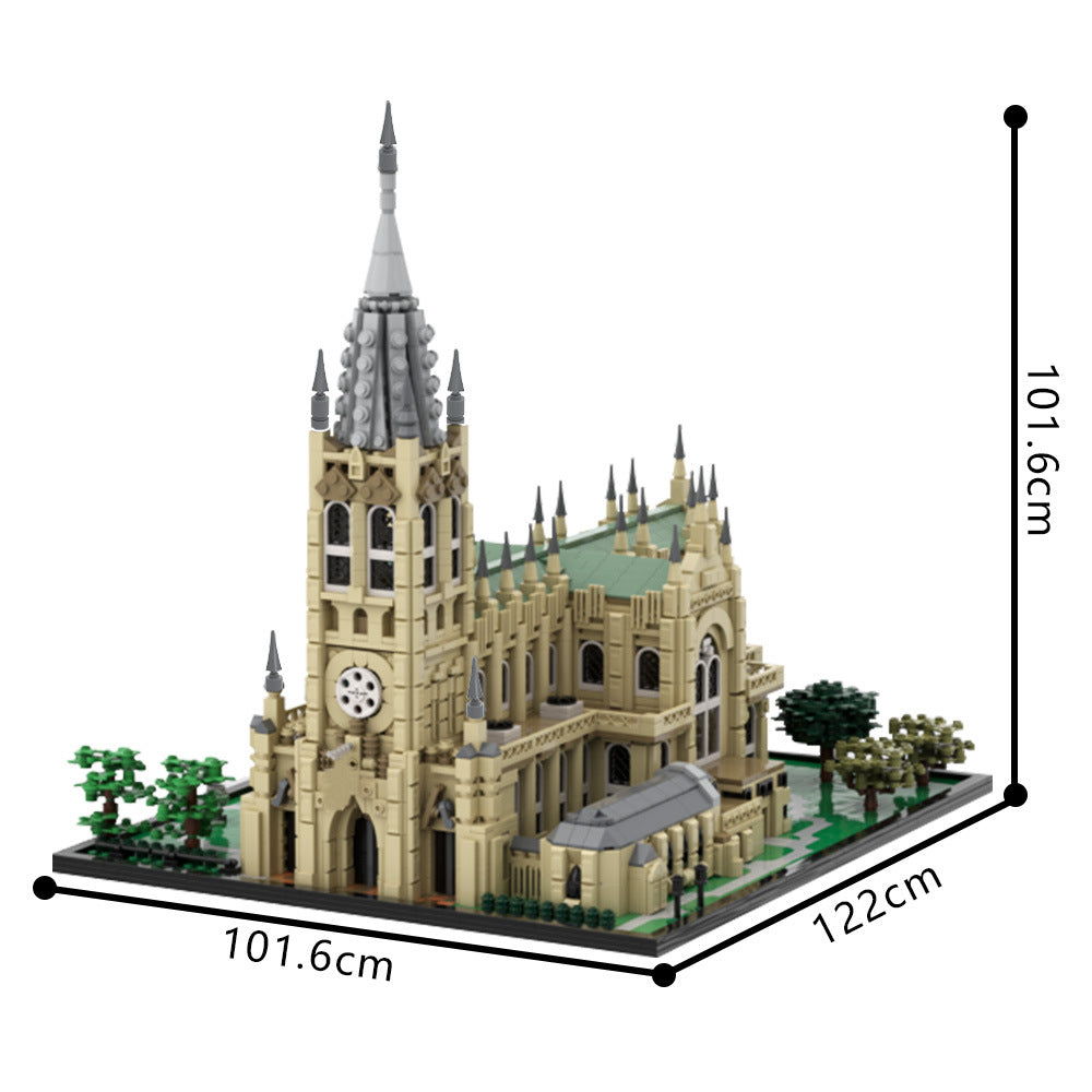 Grace Church Building Kit | NYC | Compatible MOC - 5