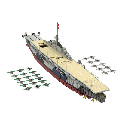 Graf Zeppelin Fleet Aircraft Carrier MOC Building Kit | Naval Model - 3