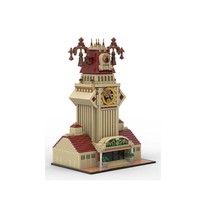 Grand Clock Tower Station MOC Landmark Architecture Building Kit - 2