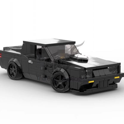 Grand Performance Turbo Muscle Car MOC Building Kit | Vehicle Model - 1
