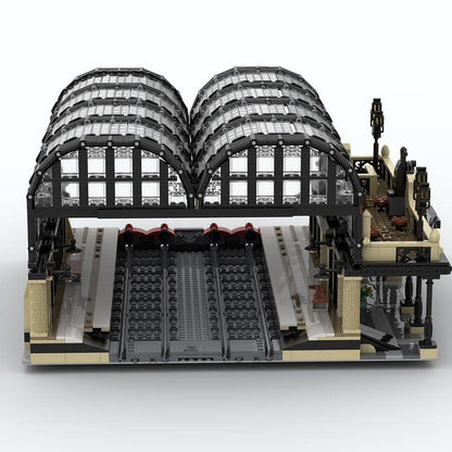 Grand Railway Terminus Station MOC Architecture Building Kit - 3