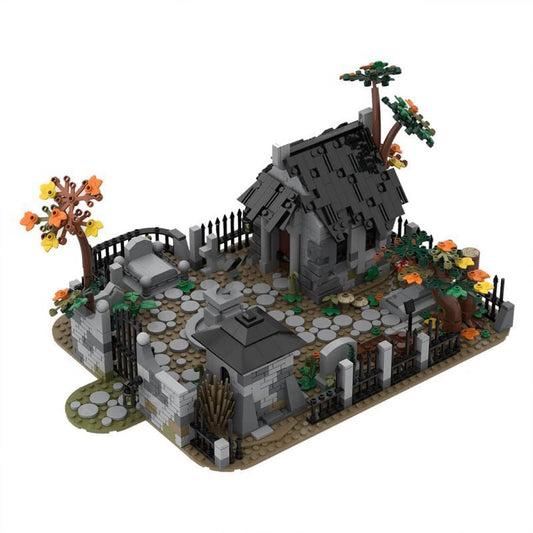 Graveyard Building Kit | LEGO-Compatible MOC - 1