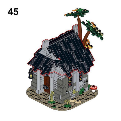 Graveyard MOC Building Kit | Haunted Architecture Display Diorama - 3