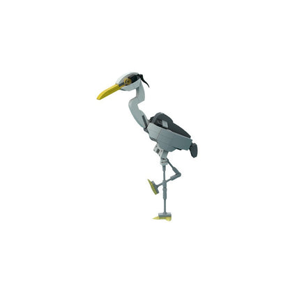 Gray Heron MOC Bird Building Kit | 109 PCS Poseable Wildlife Model - 3