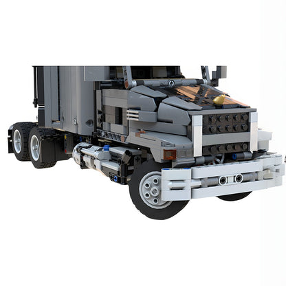 Gray Set-Forward 6x4 Highway Tractor Truck MOC Building Kit - 3