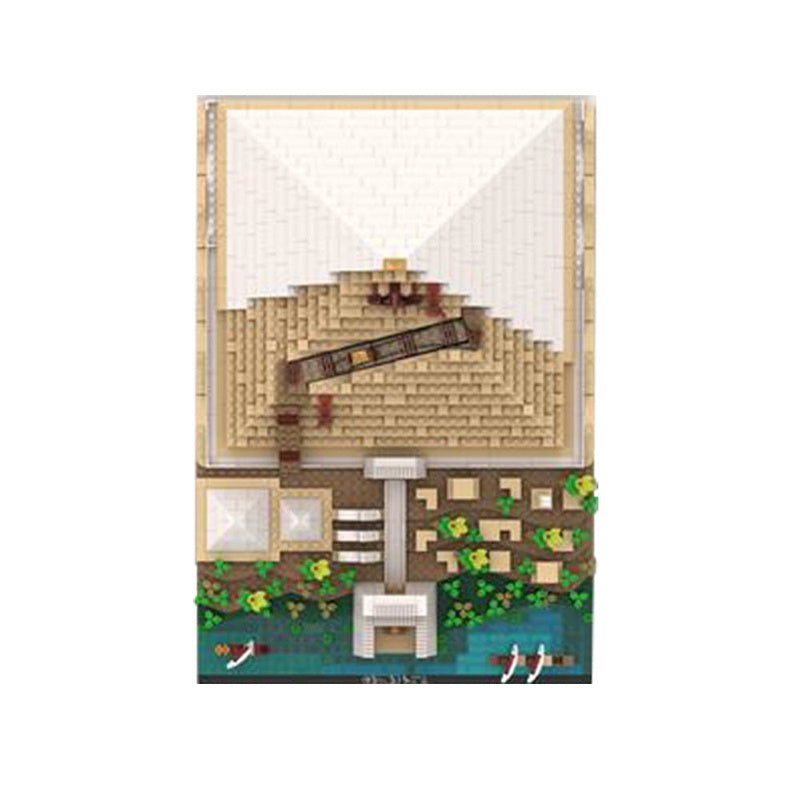 Great Pyramid MOC Building Kit | Ancient Egyptian Architecture Model - 2
