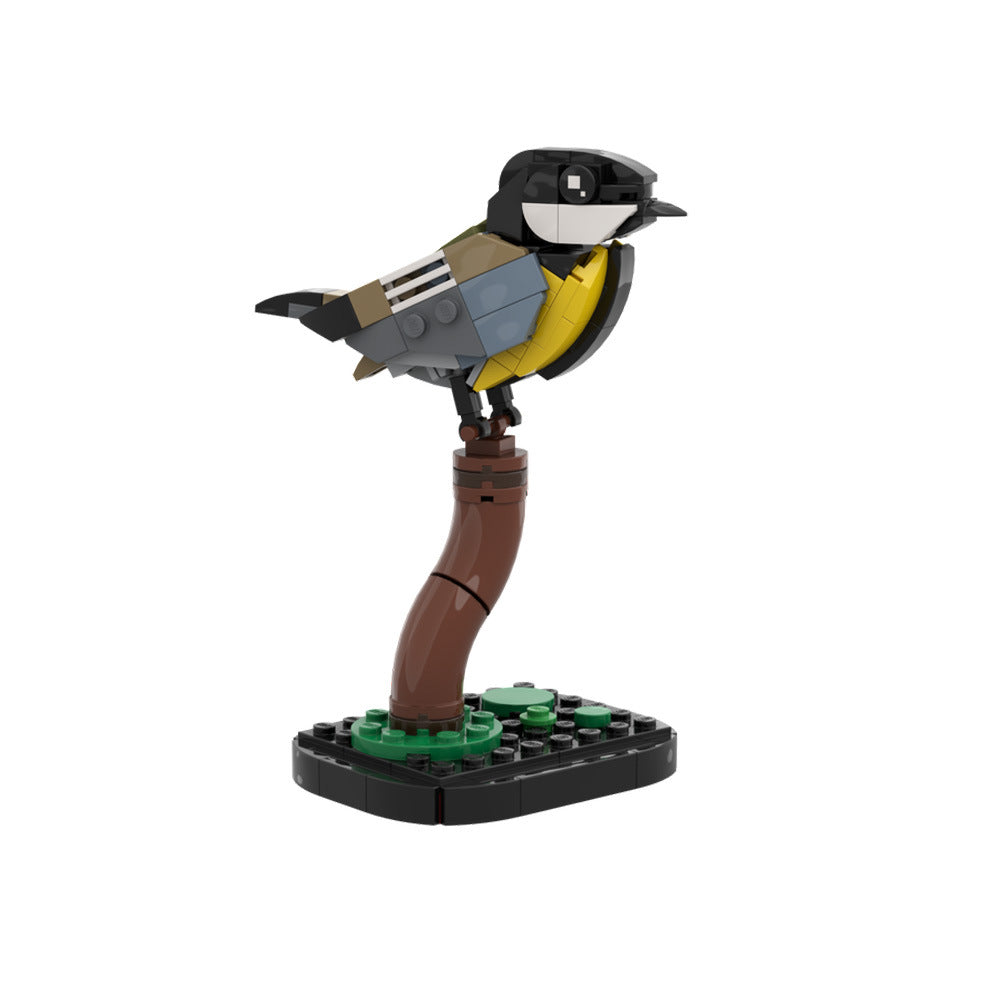Great tit Building Kit | LEGO-Compatible MOC - 1