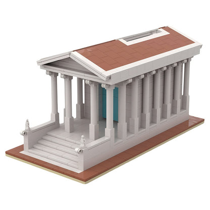 Greek-Inspired Fantasy Temple MOC Building Kit - 1