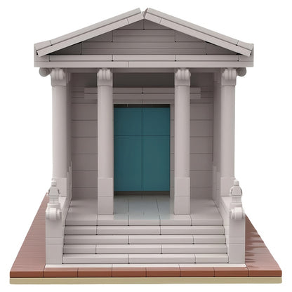 Greek-Inspired Fantasy Temple MOC Building Kit - 4