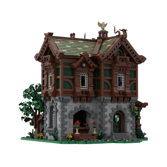 Green Dragon Medieval Bakery MOC Building Kit - 1