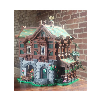 Green Dragon Medieval Bakery MOC Building Kit - 2