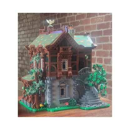 Green Dragon Medieval Bakery MOC Building Kit - 4