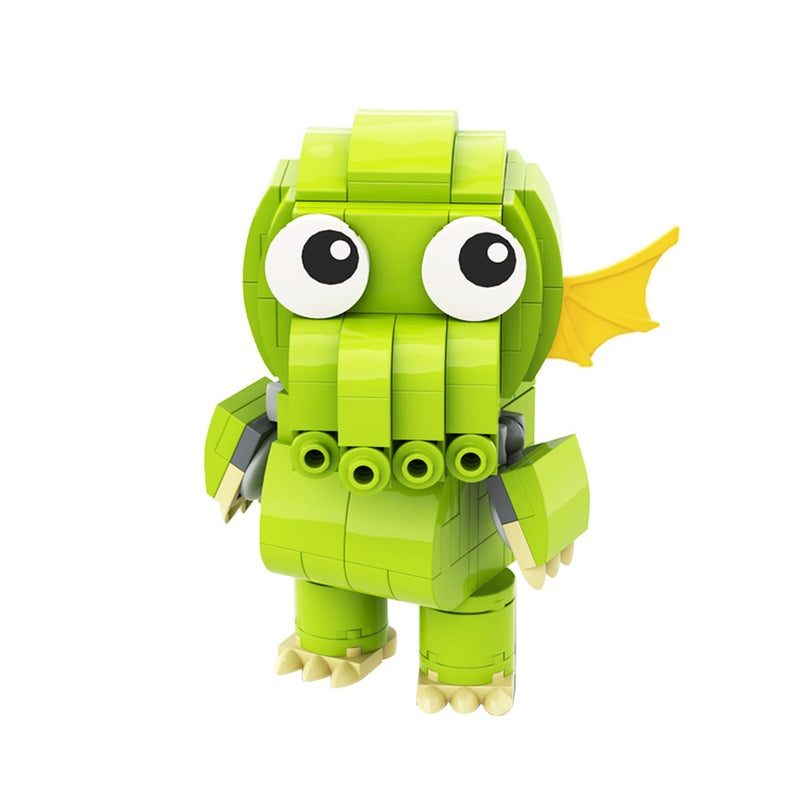 Green Tentacled Elder Monster MOC Building Kit - 1