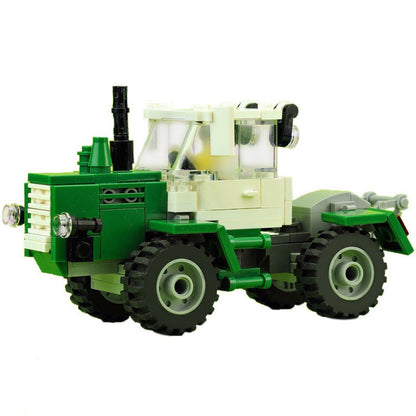 Green tractor Building Kit | LEGO-Compatible MOC - 2