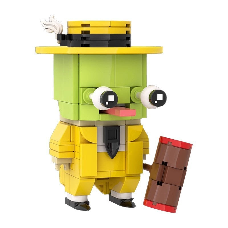 Green Trickster Mask BrickHeadz Building Kit | LEGO-Compatible MOC - 1