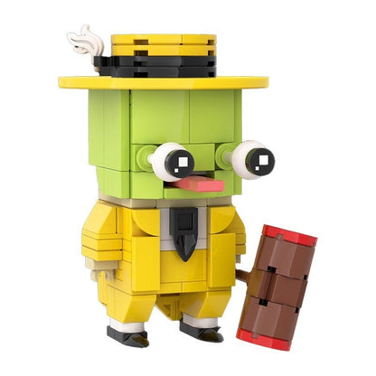 Green Trickster Mask BrickHeadz Building Kit | LEGO-Compatible MOC - 1