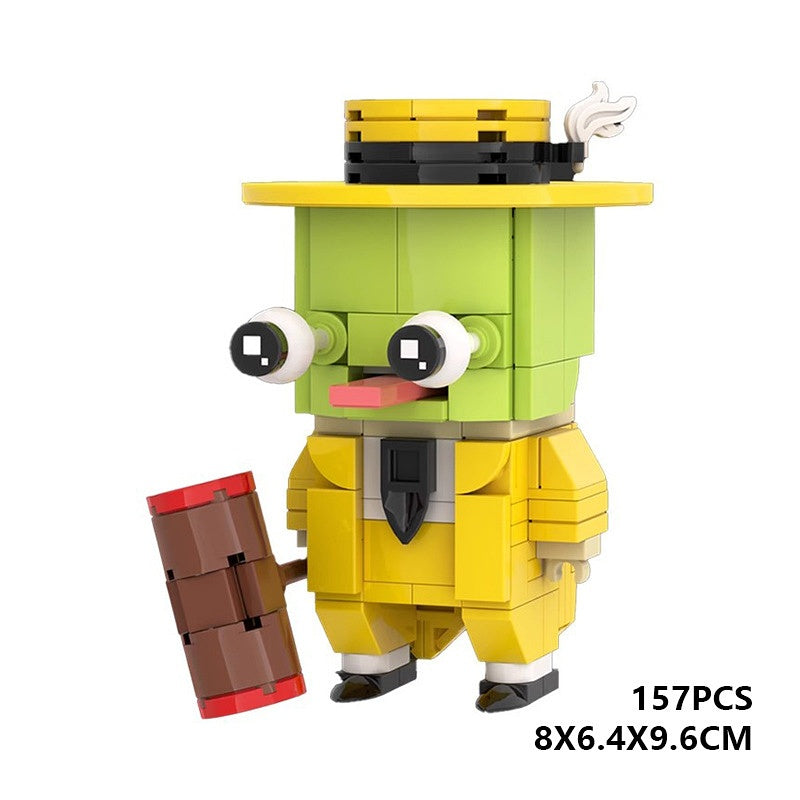 Green Trickster Mask BrickHeadz Building Kit | LEGO-Compatible MOC - 5