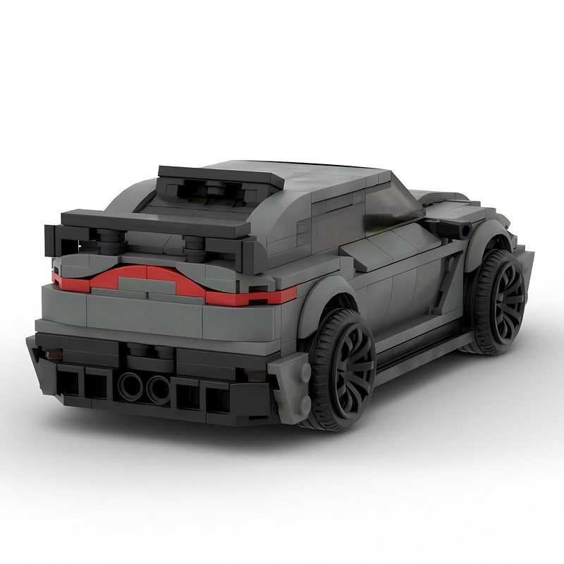 Grey Luxury Performance SUV Building Kit | LEGO-Compatible MOC - 3