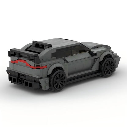 Grey Luxury Performance SUV Building Kit | LEGO-Compatible MOC - 4