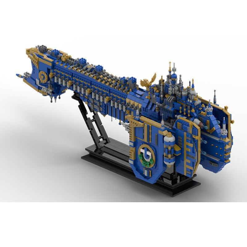 Grimdark 40K Gothic Capital Battleship Building Kit | LEGO-Compatible MOC - 2