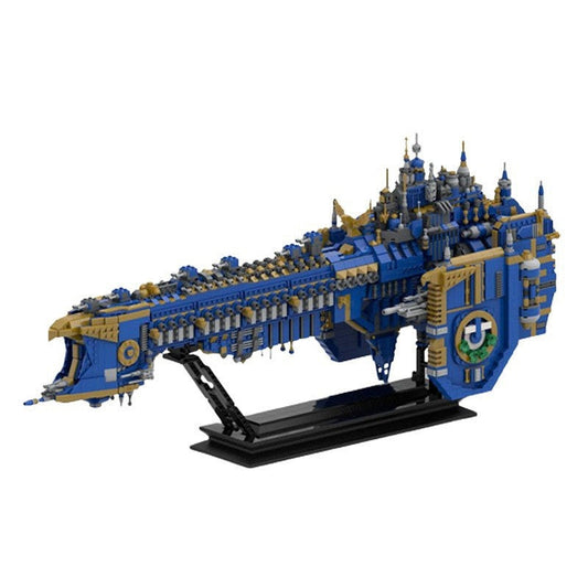 Grimdark 40K Gothic Capital Battleship Building Kit | Sci-Fi Spacecraft - 1