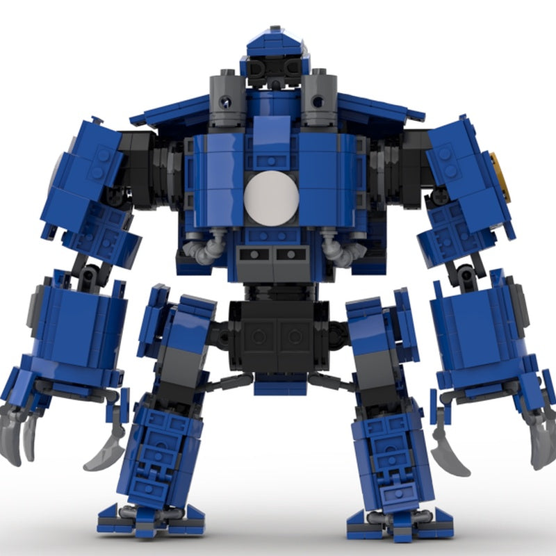 Grimdark Claw & Twin Cannon Mech MOC Building Kit - 2