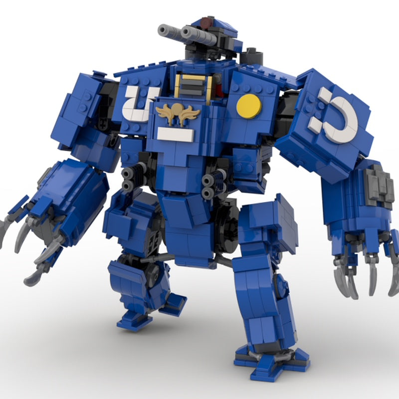 Grimdark Claw & Twin Cannon Mech MOC Building Kit - 3