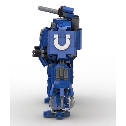Grimdark Claw & Twin Cannon Mech MOC Building Kit - 4