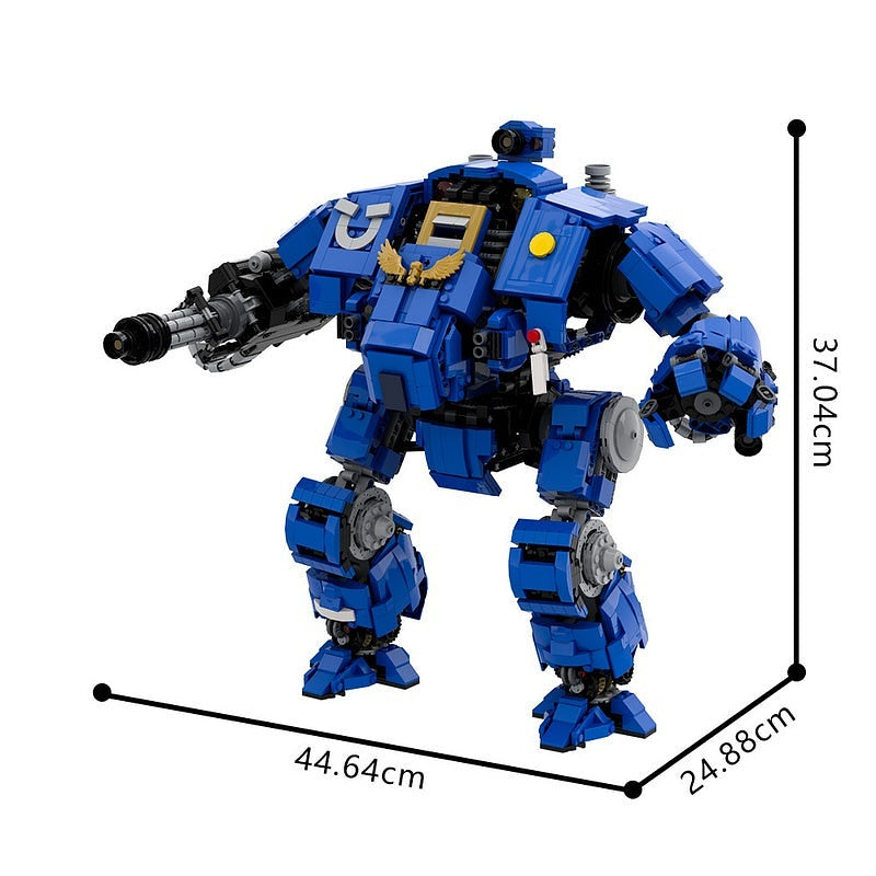 Grimdark Cybernetic Walker Mech MOC Robot Building Kit | Sci-Fi Model - 4