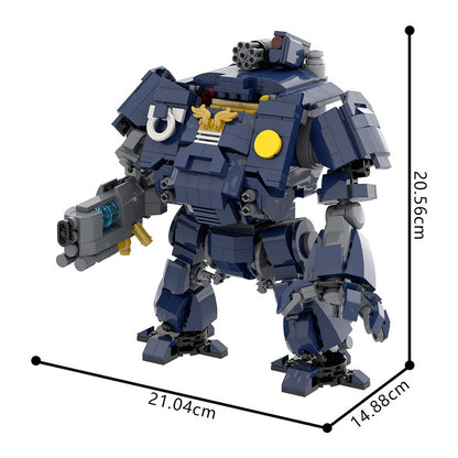 Grimdark Heavy Armored Dreadnought Mecha MOC Building Kit - 5