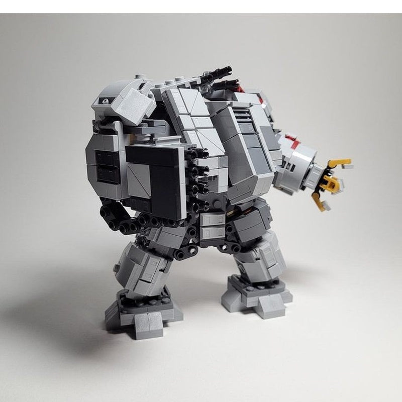 Grimdark Missile Pod & Power Hammer Mech MOC Building Kit - 1