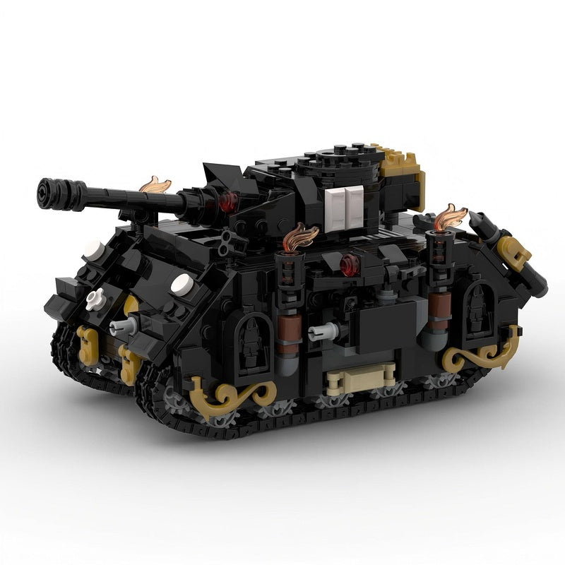 Grimdark Sci-Fi Cathedral Heavy Battle Tank Building Kit | LEGO-Compatible MOC - 1