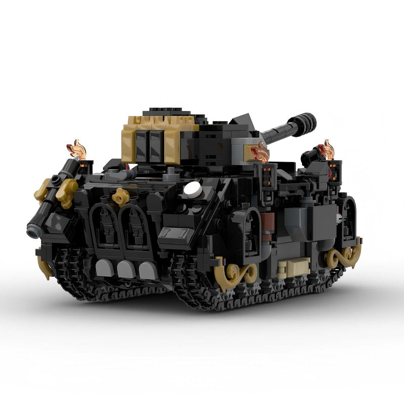 Grimdark Sci-Fi Cathedral Heavy Battle Tank Building Kit | LEGO-Compatible MOC - 5