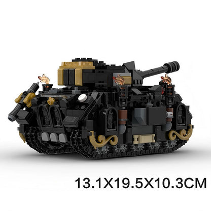 Grimdark Sci-Fi Cathedral Heavy Battle Tank Building Kit | LEGO-Compatible MOC - 6