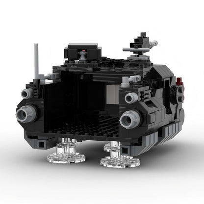 Grimdark Sci-Fi Heavy Hover Transport Tank Armored Troop Carrier Building Kit | Compatible MOC - 2