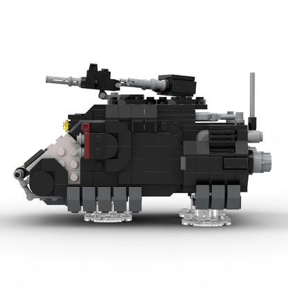 Grimdark Sci-Fi Heavy Hover Transport Tank Armored Troop Carrier Building Kit | Compatible MOC - 3
