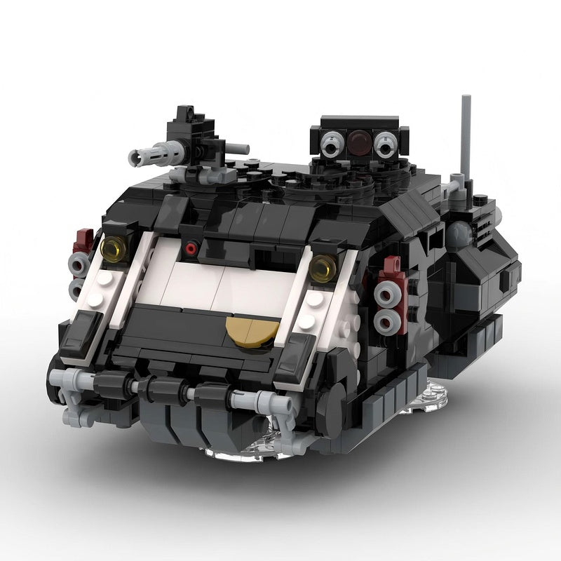 Grimdark Sci-Fi Heavy Hover Transport Tank Armored Troop Carrier Building Kit | Compatible MOC - 4