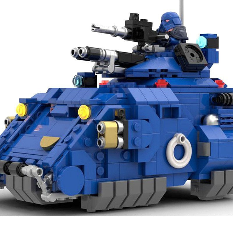Grimdark Sci-Fi Hover Tank MOC Building Kit | Space Combat Vehicle - 2