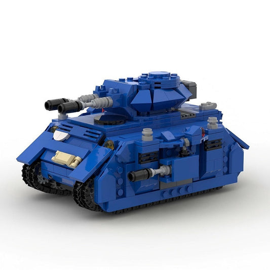 Grimdark Sci-Fi Main Battle Tank MOC Building Kit | Armored Vehicle Model - 1