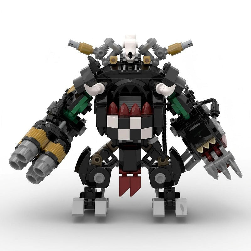 Grimdark Sci-Fi Orc Warlord Mecha MOC Building Kit | Sci-Fi Warrior Robot - 1
